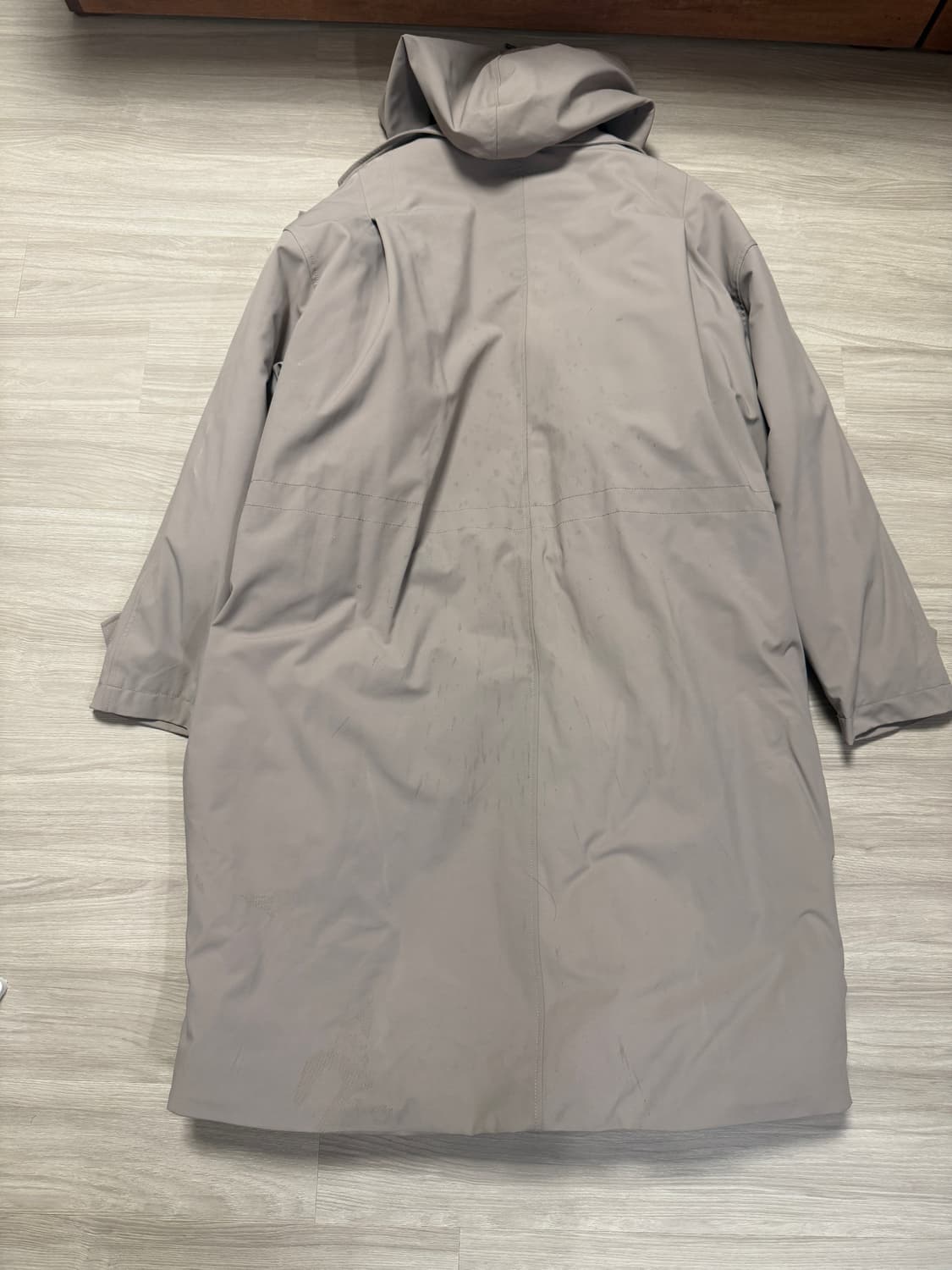 노앙 레이어드 패딩 트렌치 코트 베이지 상품이미지8