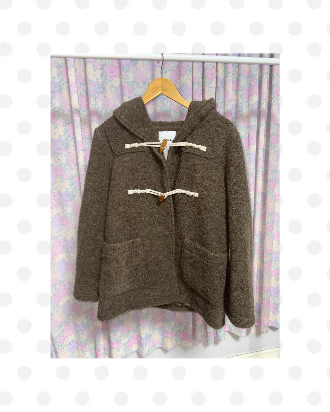 니코앤드 브라운 울 더플 코트 상품이미지1