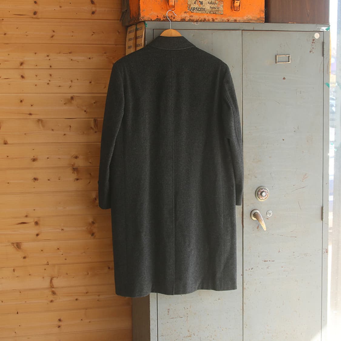 (착용컷) DAKS 닥스 울 코트 (남성용 100) 상품이미지4