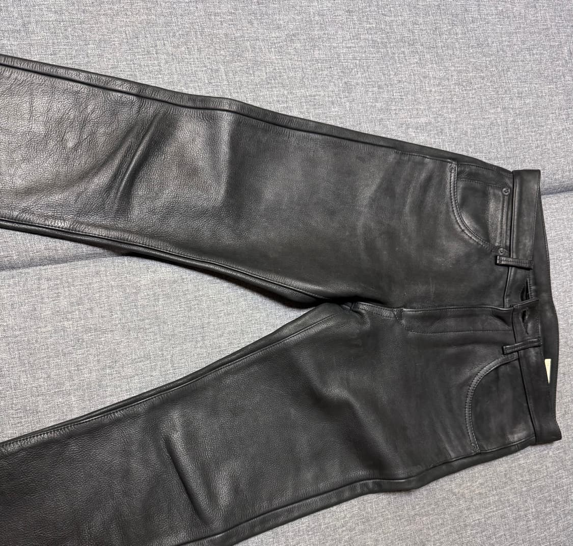 Comoli oiled cow hide skin 5p pants 상품이미지1
