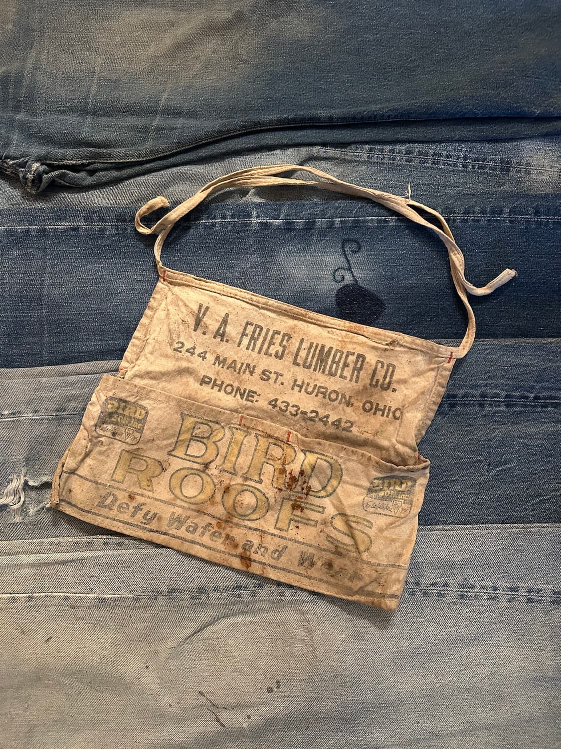 40s 50s USA 빈티지 에이프런 앞치마 상품이미지1