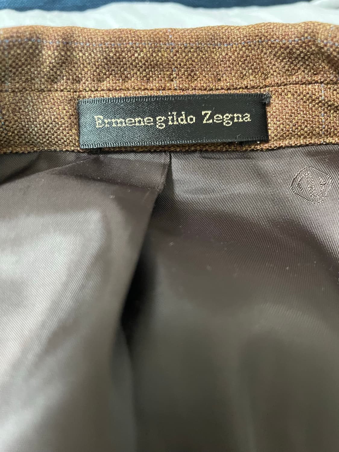 Ermenegildo Zegna 체크 블레이저 50사이즈 정품 상품이미지4