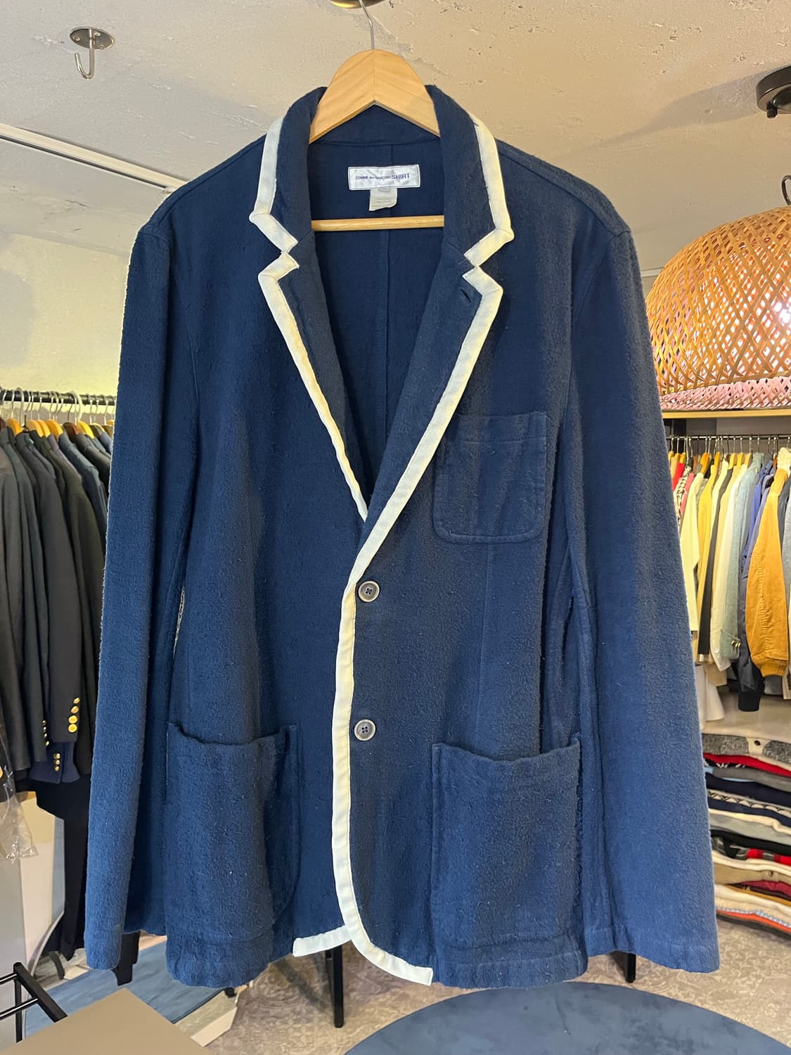 꼼데가르송 파이핑 블레이져(프랑스제) 상품이미지1