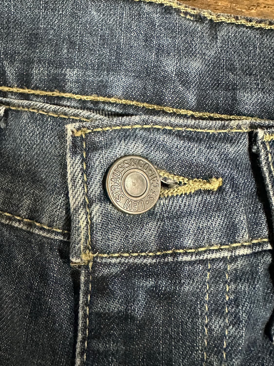 리바이스 Levis 511 진청 슬림 스트레이트 데님팬츠 실측33 상품이미지6