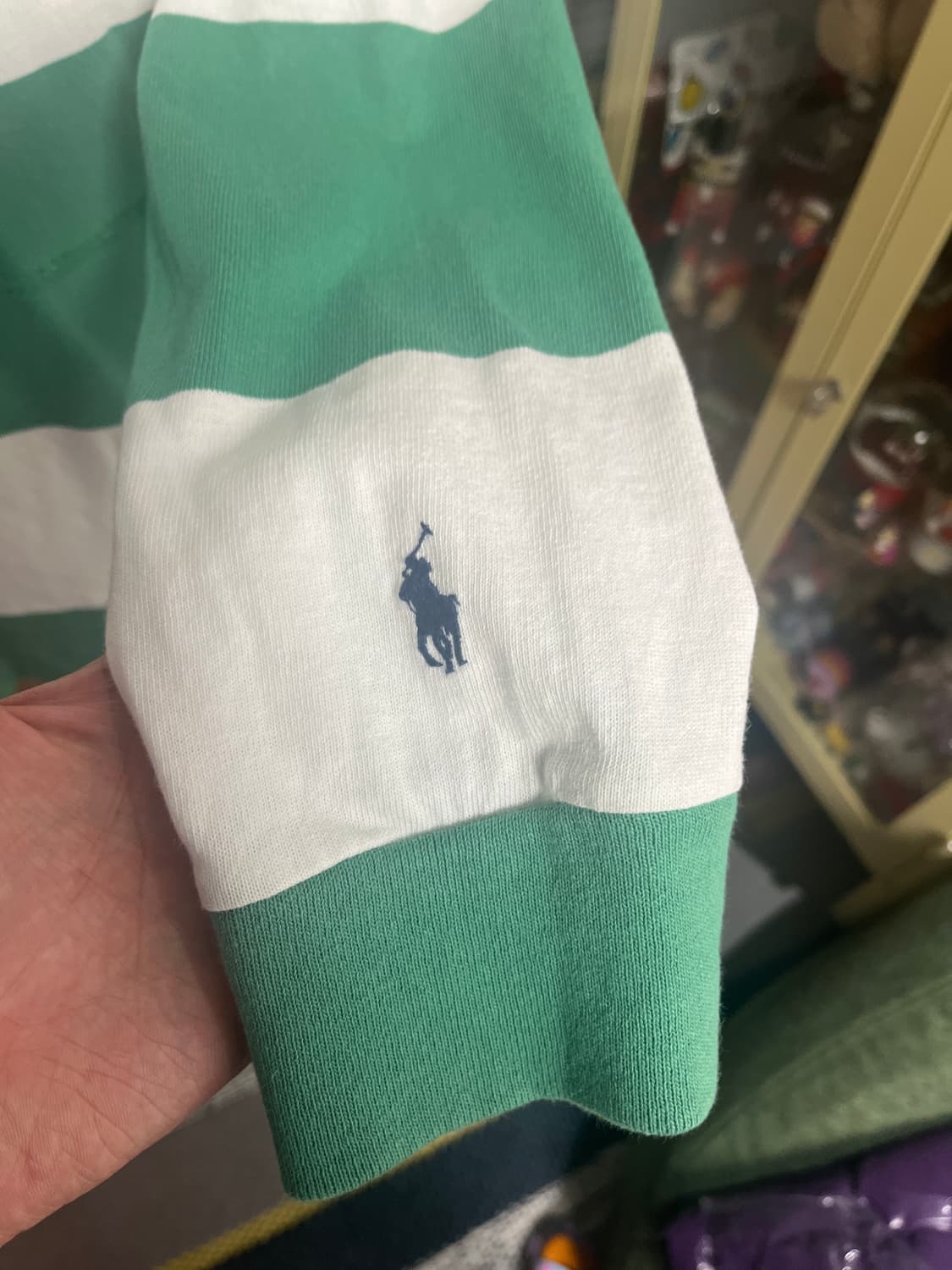 랄프로렌 나그랑 후디드 럭비티 L 상품이미지5