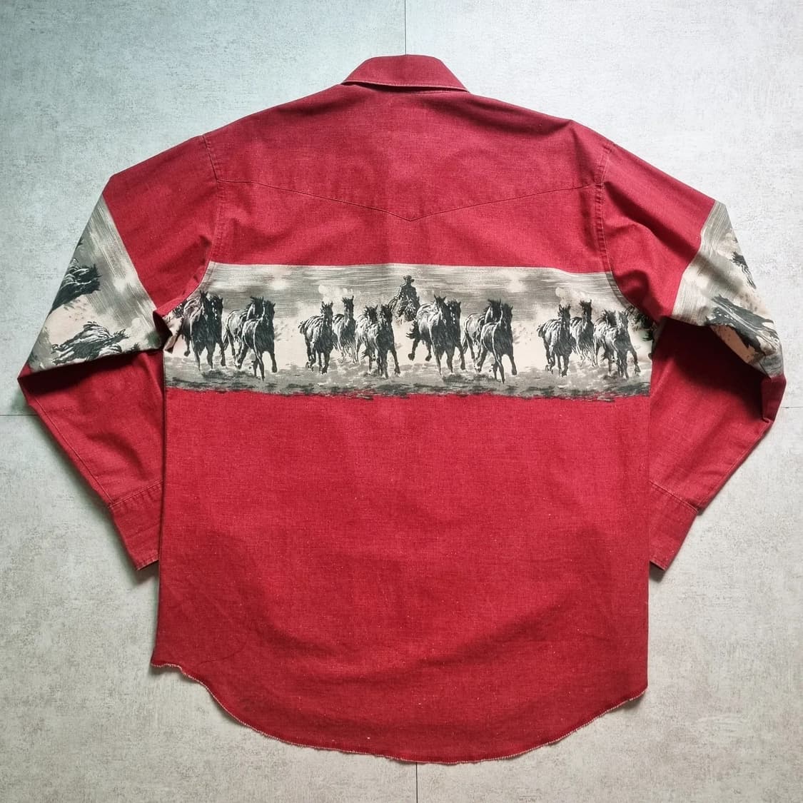 80s USA Wrangler Western Shirt L(110)sz 상품이미지9