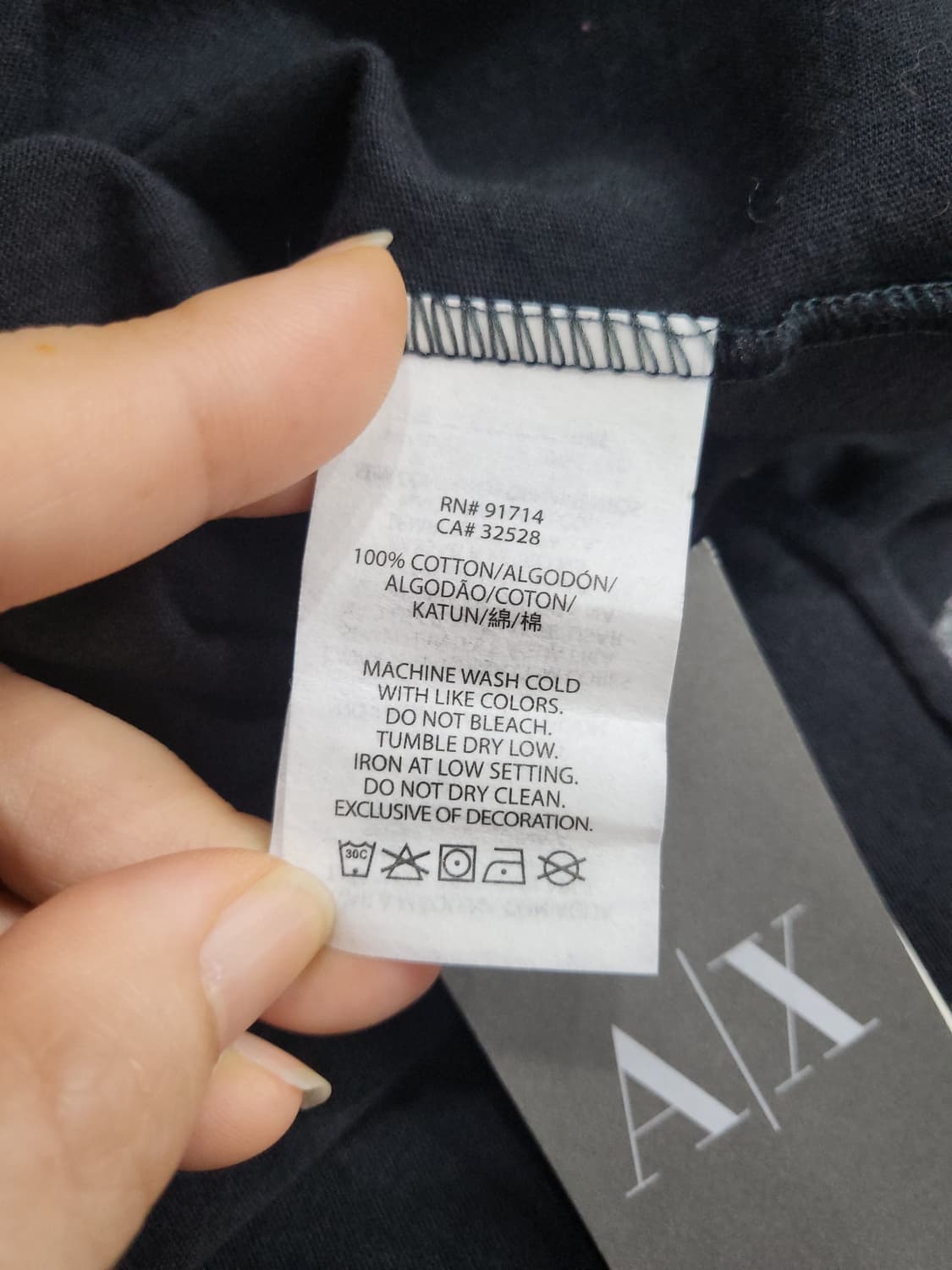 아르마니 익스체인지 반티(새상품) 상품이미지5