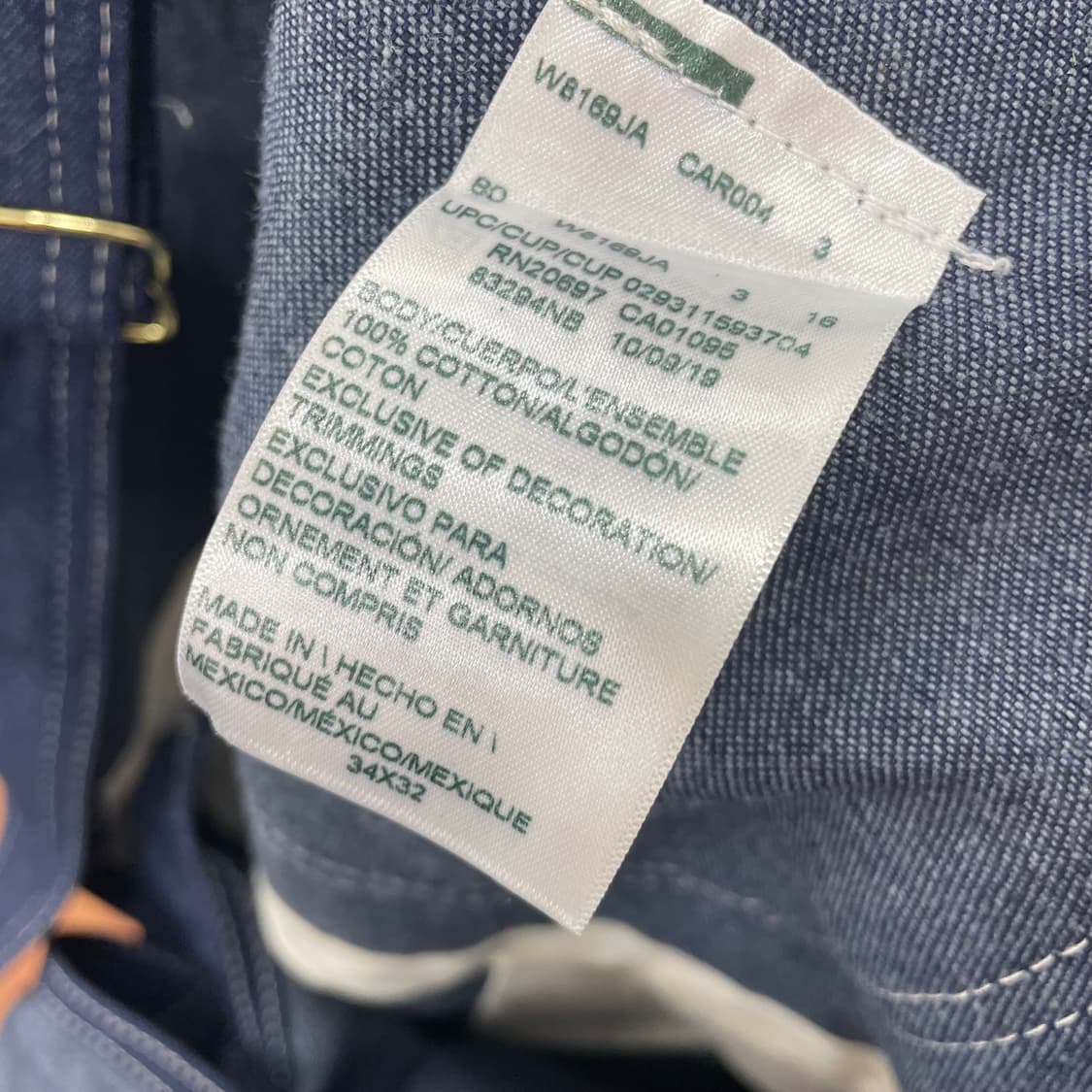 디키즈 카펜터 데님 오버롤 상품이미지4