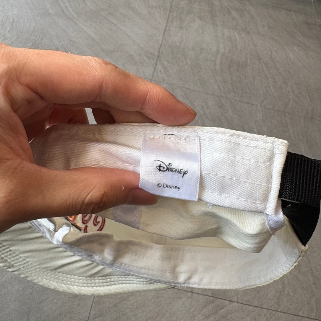 빈티지 디즈니 화이트 나일론 캡  상품이미지5