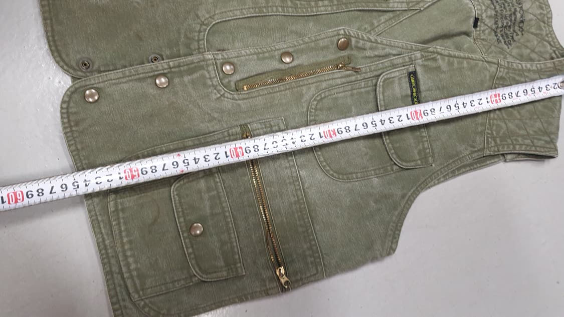 CANYON ROCK 워크웨어 베스트 카키M 상품이미지5