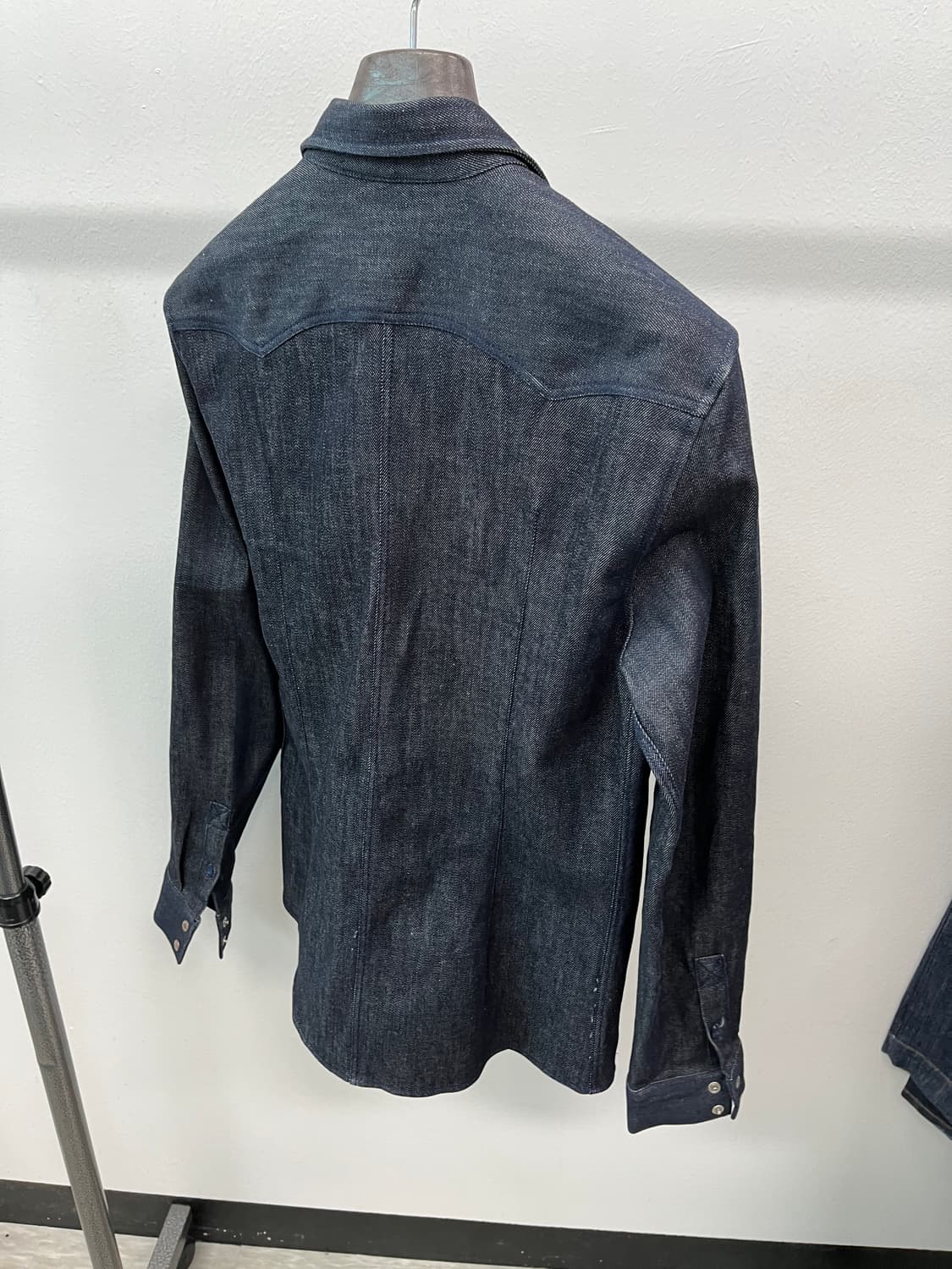 슬림100) 누디진 데님셔켓  상품이미지7