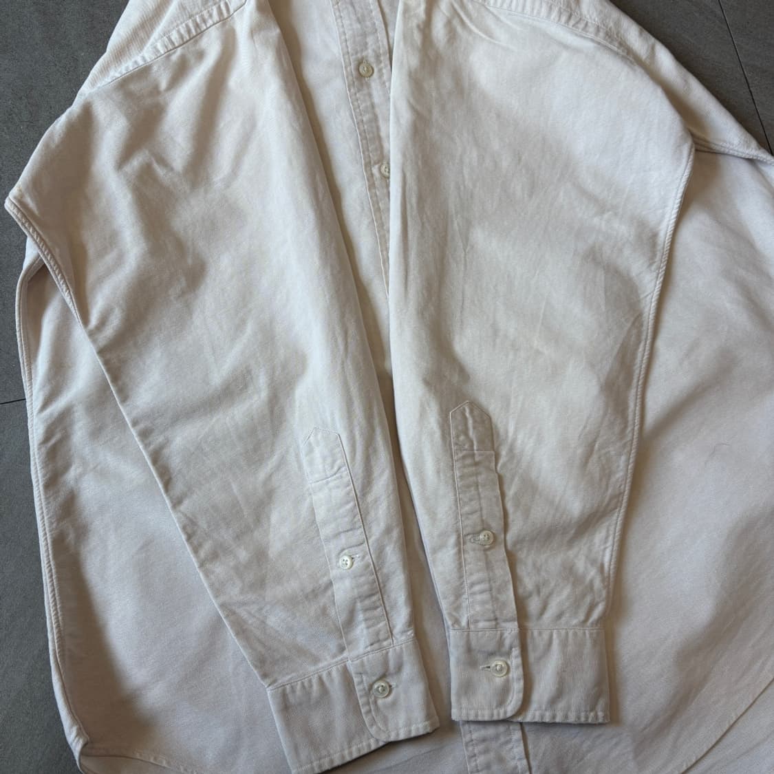 폴로 정품 아이보리 옥스포드 멀티 포니 셔츠 상품이미지8