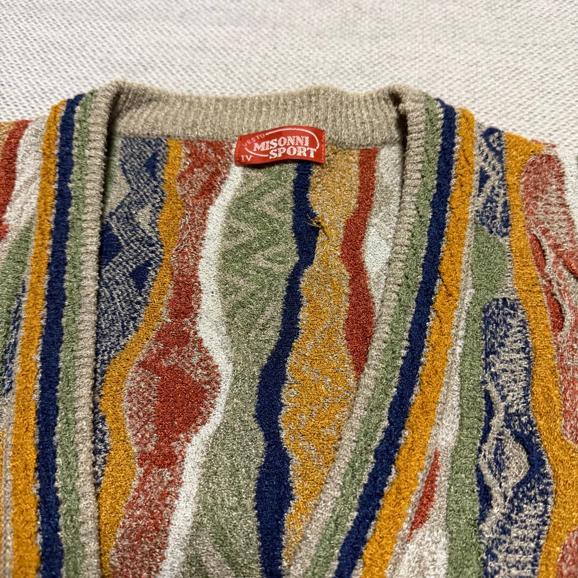 미쏘니 패턴 니트 가디건 상품이미지2