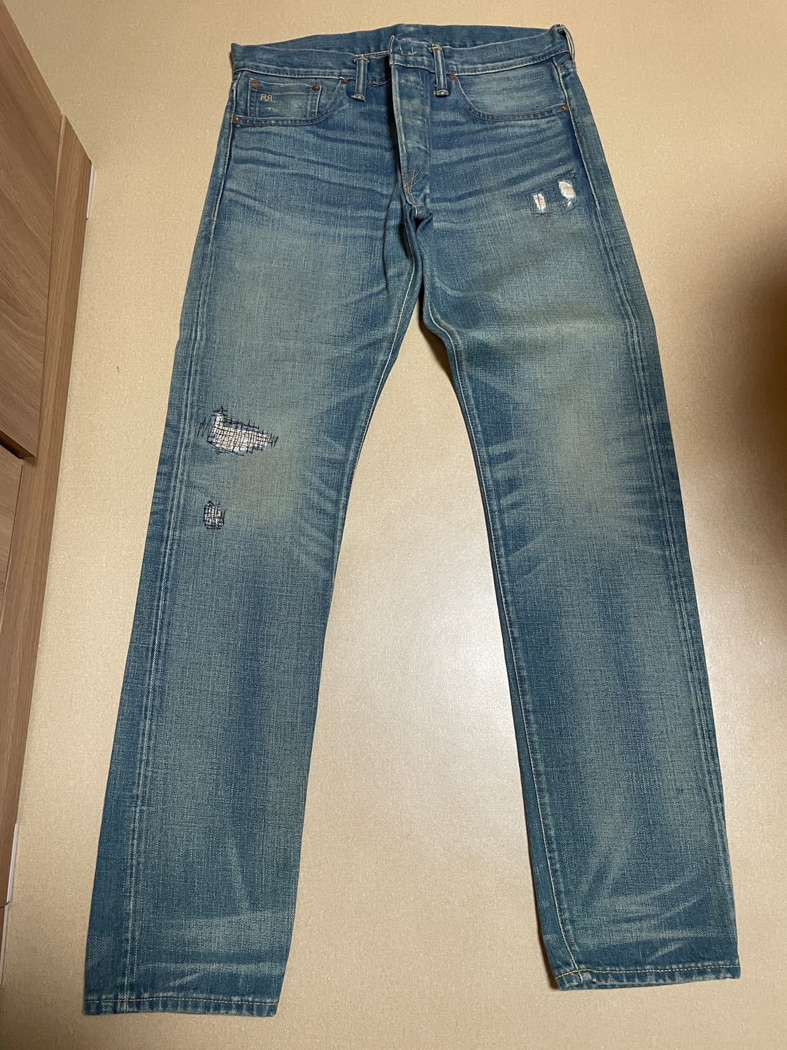 더블알엘 슬림핏 셀비지진 31사이즈 상품이미지2