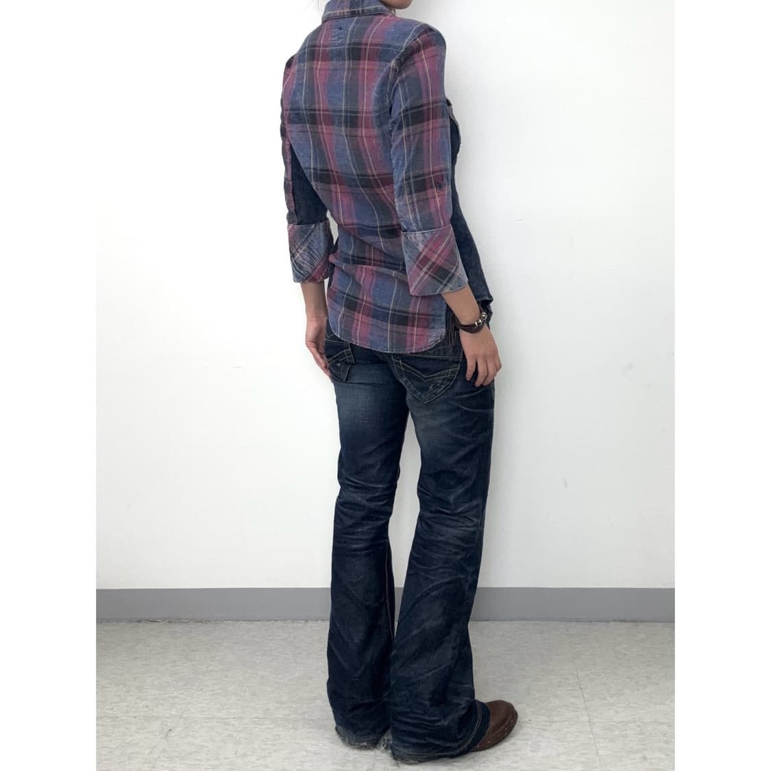 빈티지 y2k 웨스턴 셔츠 상품이미지5