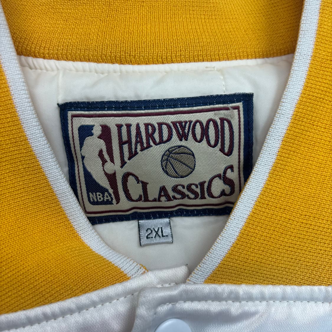 NBA 하드우드 클래식 LA 레이커스 바시티 자켓 2XL 상품이미지7