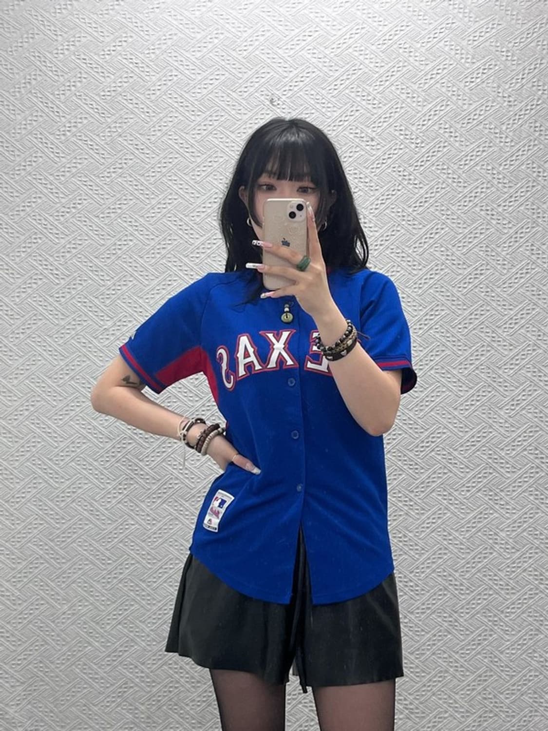 마제스틱 텍사스 레인저스 야구 져지 반팔티 90 C11458 상품이미지1