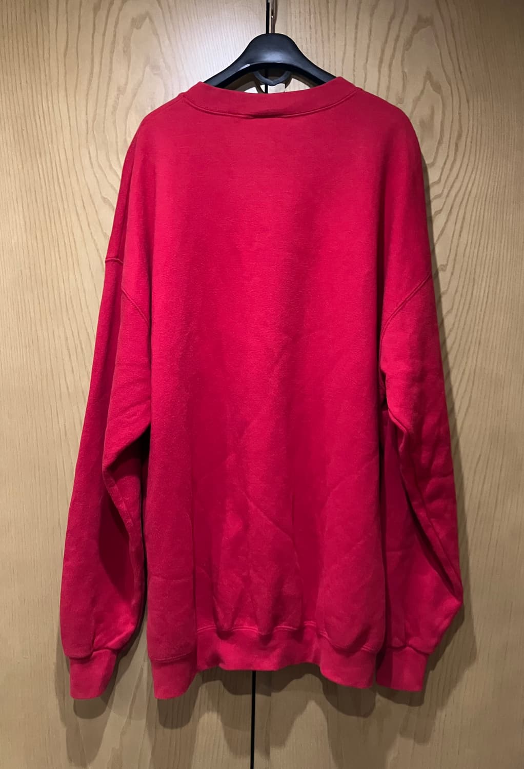 USA 90s 빈티지 Lee 리 50/50 레드 스웻셔츠 XL 상품이미지4