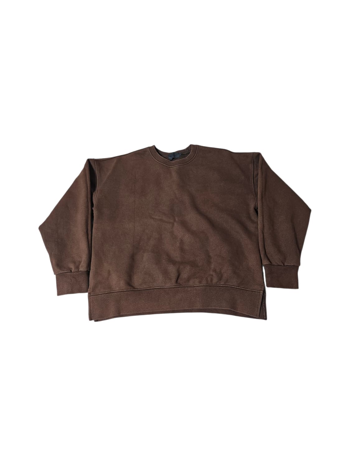 세컨드모놀로그 오버핏 크롭 맨투맨 S 상품이미지1