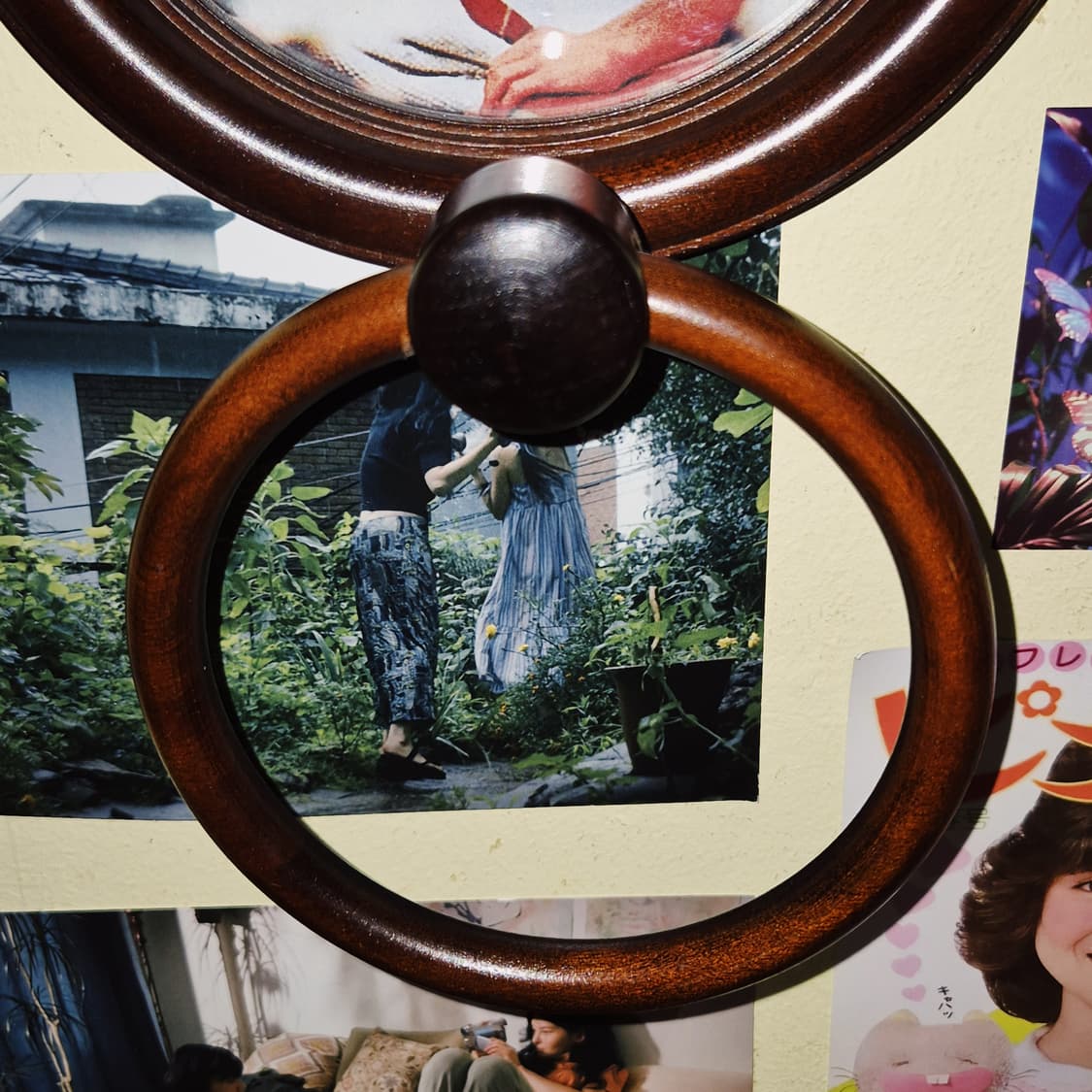 90s 핸드메이드 우드 행잉 액자 링 홀더 상품이미지8