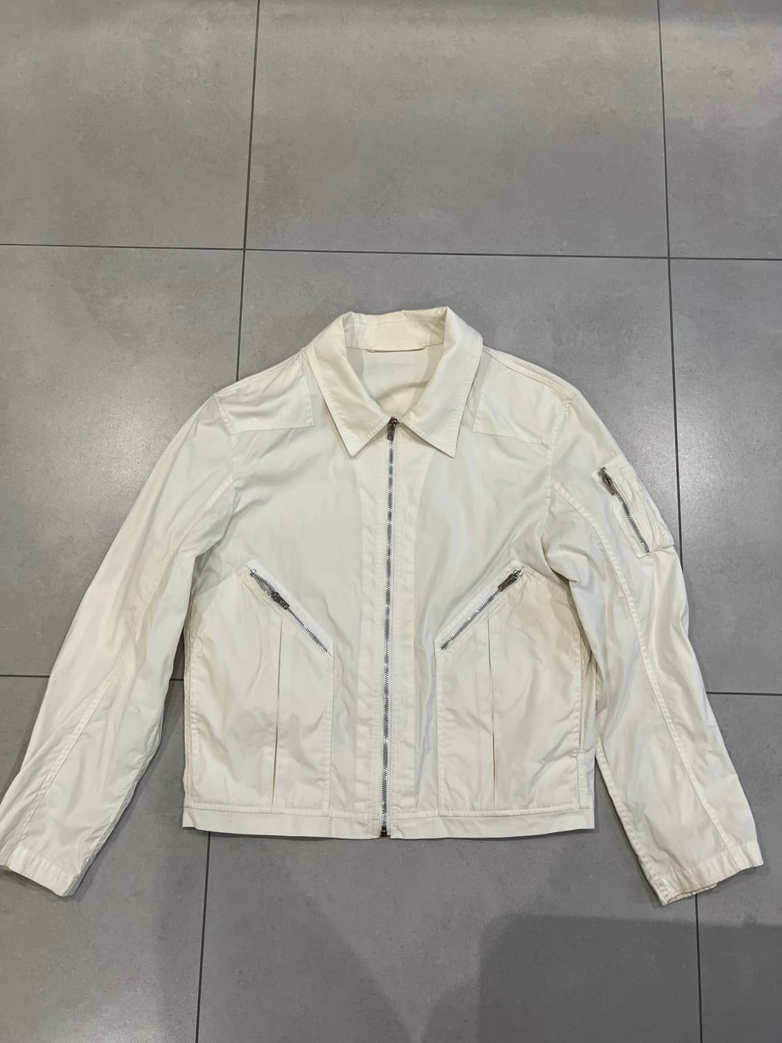 헬무트랭 에비에이터 자켓 화이트 L 상품이미지1