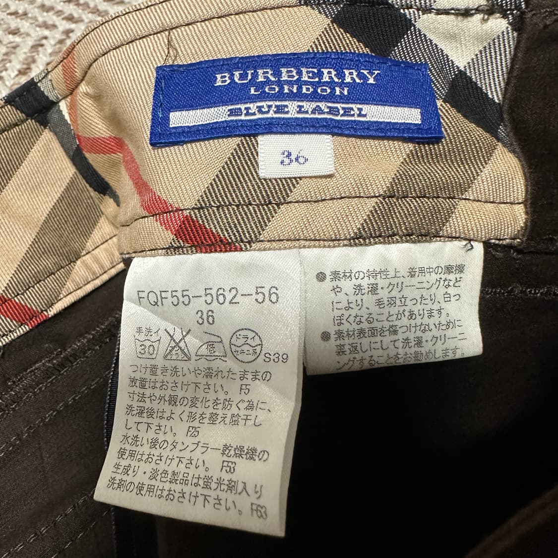 BURBERRY blue label shorts 상품이미지4