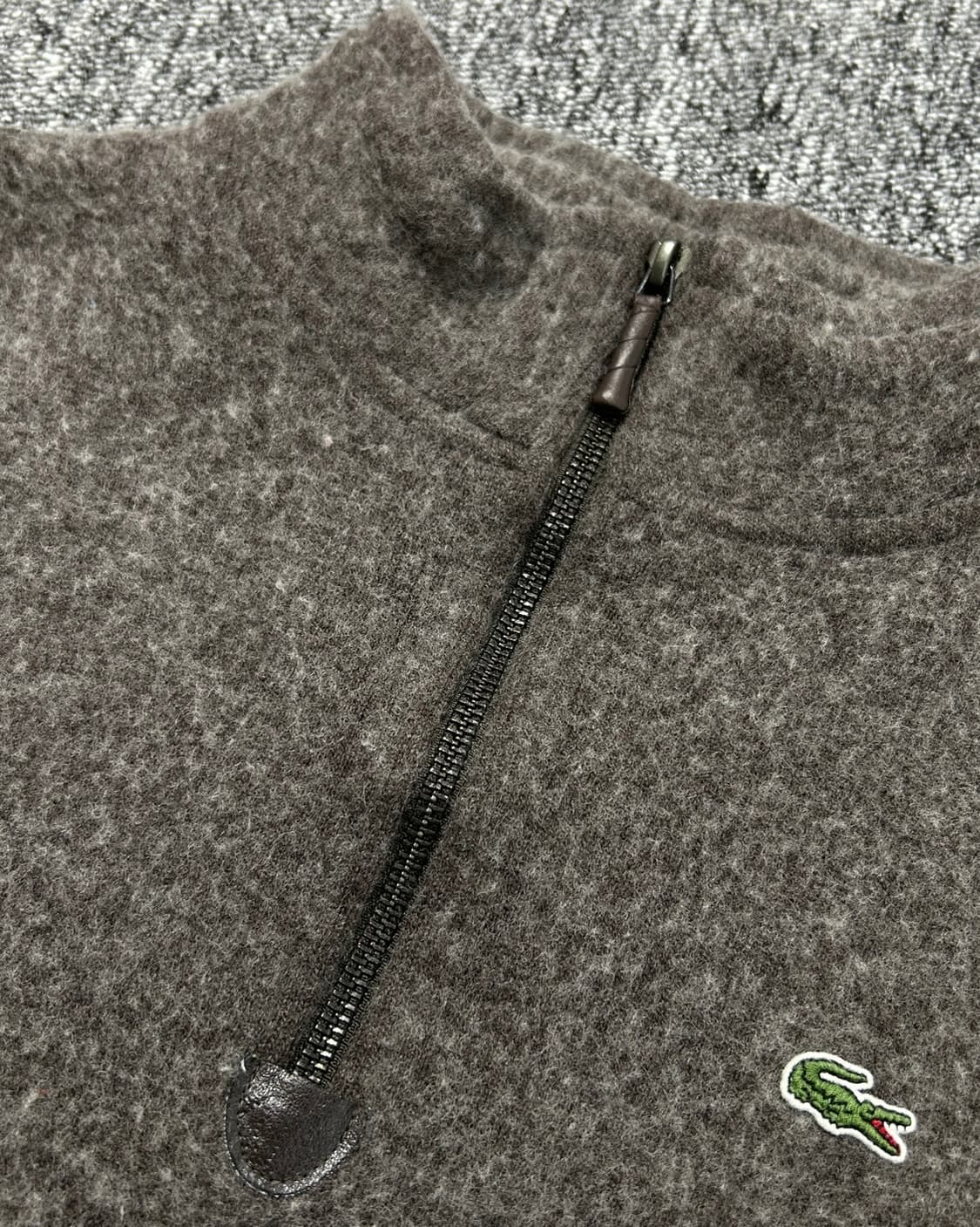 라코스테 브라운 하프집업 니트  상품이미지6