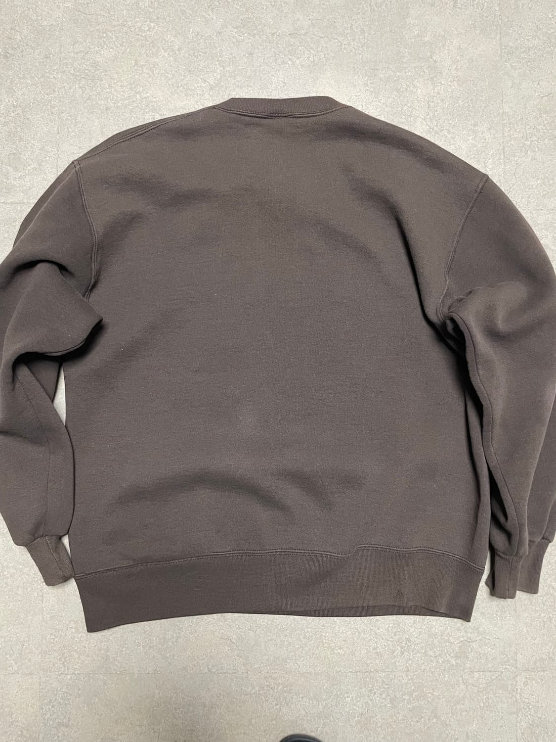 90s USA 러셀 RUSSELL 브라운 스웻 셔츠 맨투맨 상품이미지4