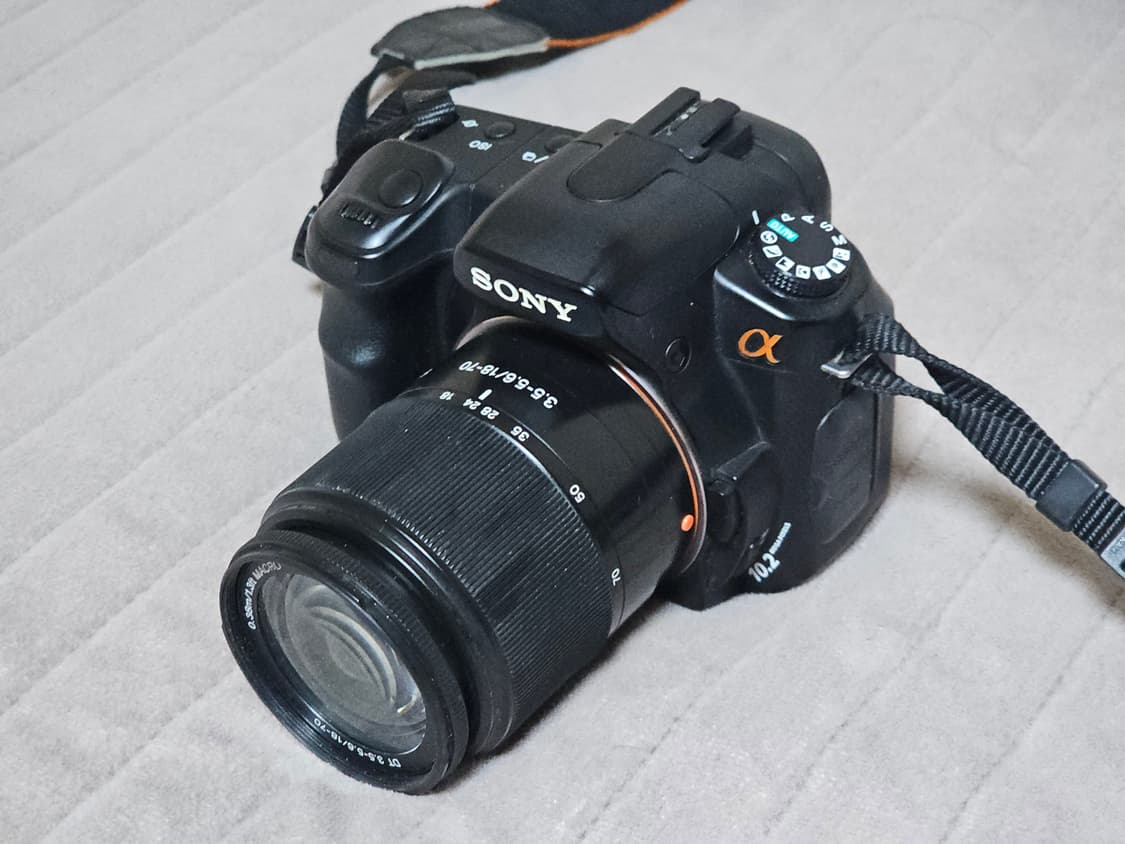 소니 알파 A200 DSLR 카메라 2렌즈 세트 상품이미지4