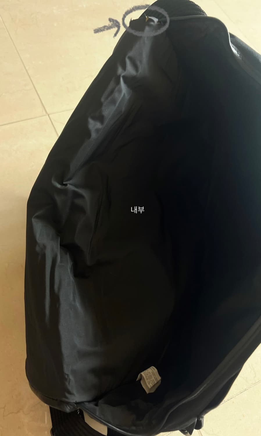 폴로 랄프로렌 블랙 빈티지 메신저백 상품이미지6