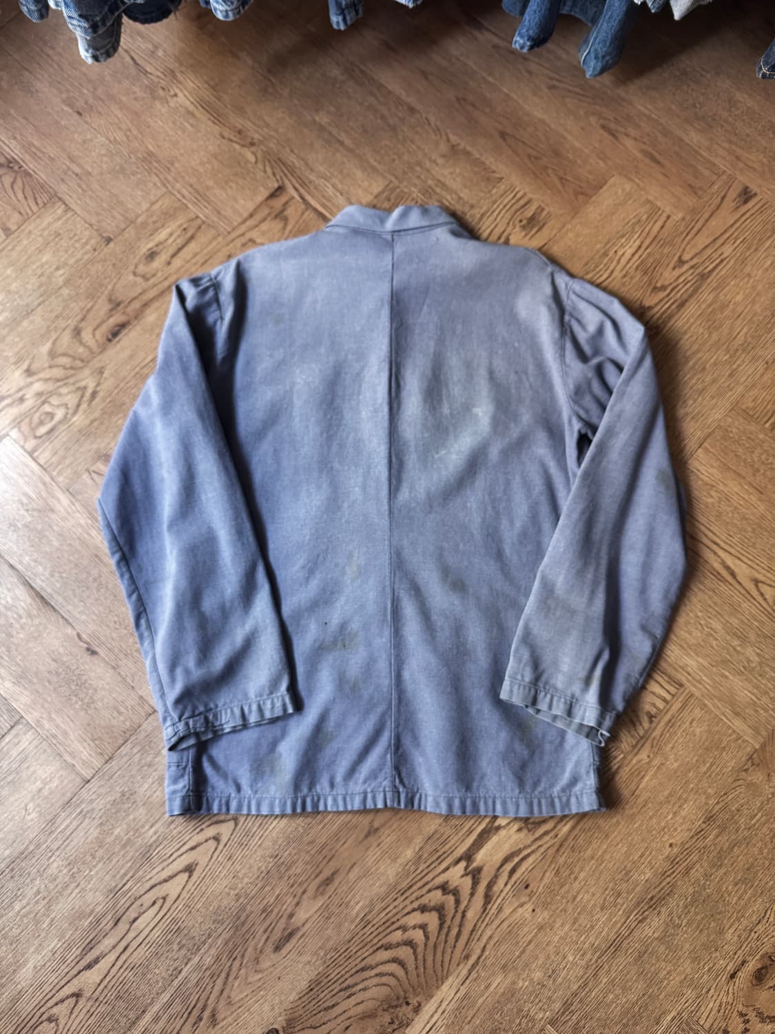 [S]90's 빈티지 더티워싱 트윌코튼 프렌치 워크 자켓 상품이미지9