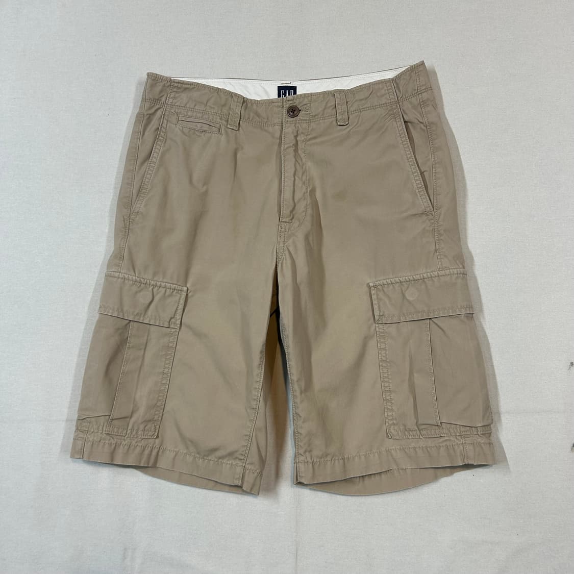 32inch) GAP 갭 카고 반바지 베이지 상품이미지1