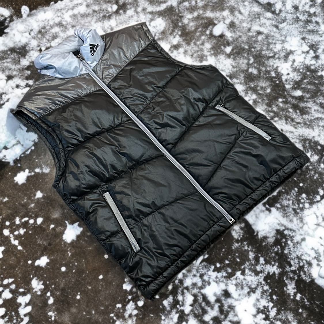 아디다스 패딩 조끼 넥로고 (L) 베스트 상품이미지1