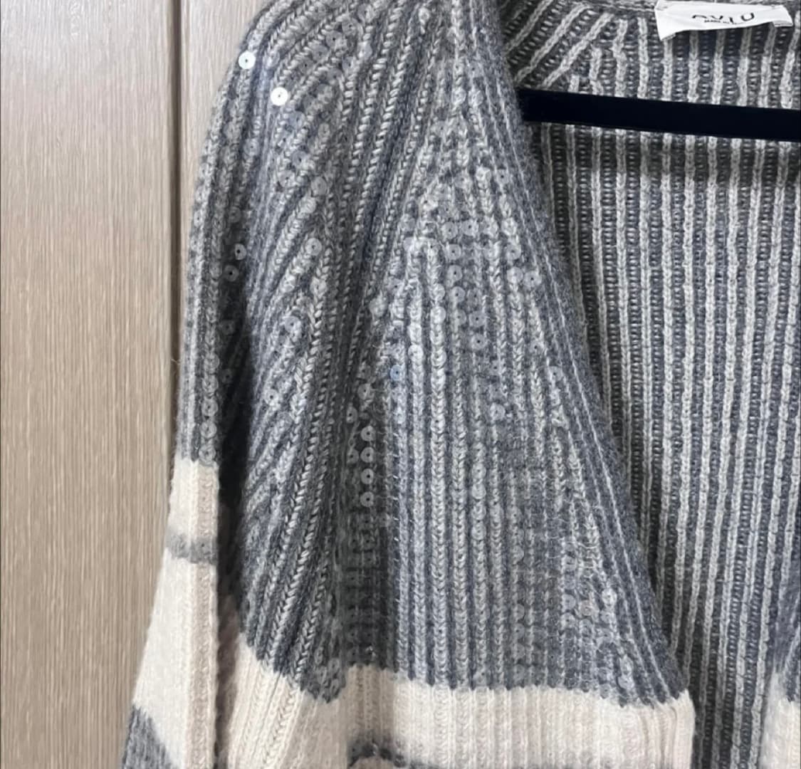 정가 200만원 이태리 캐시미어 스팽글 가디건 아뷰 청담동 편집매장  상품이미지6