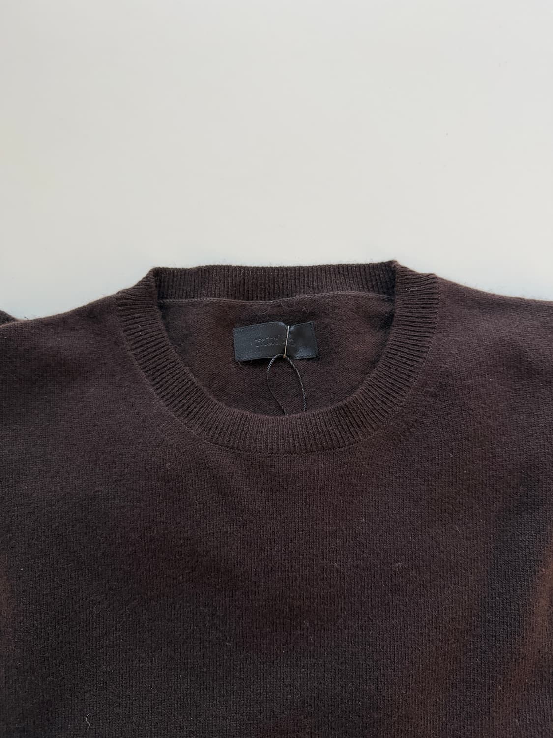 머듈 숏니트 브라운 2size 상품이미지4