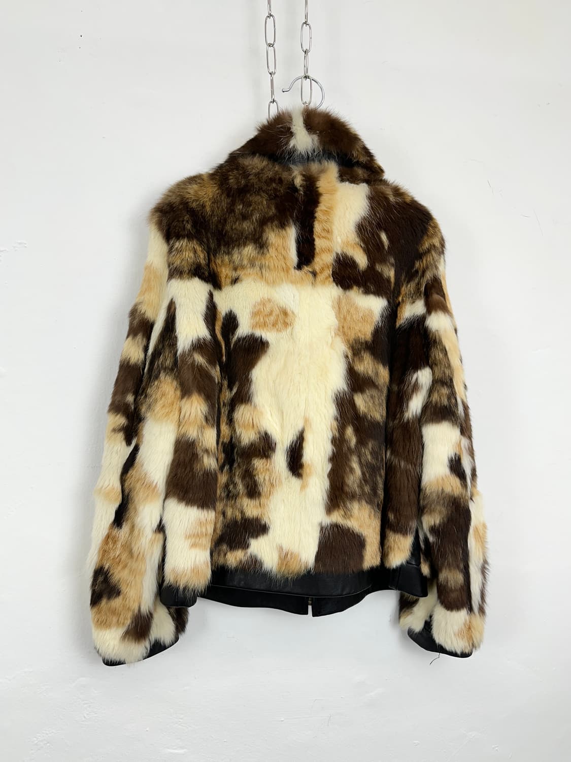 Fox Fur & Lambskin Panel Jacket 상품이미지7