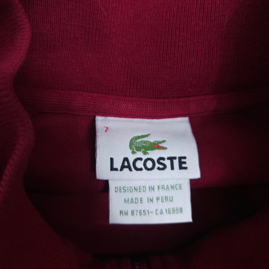 라코스테 반집업 니트 7 상품이미지3