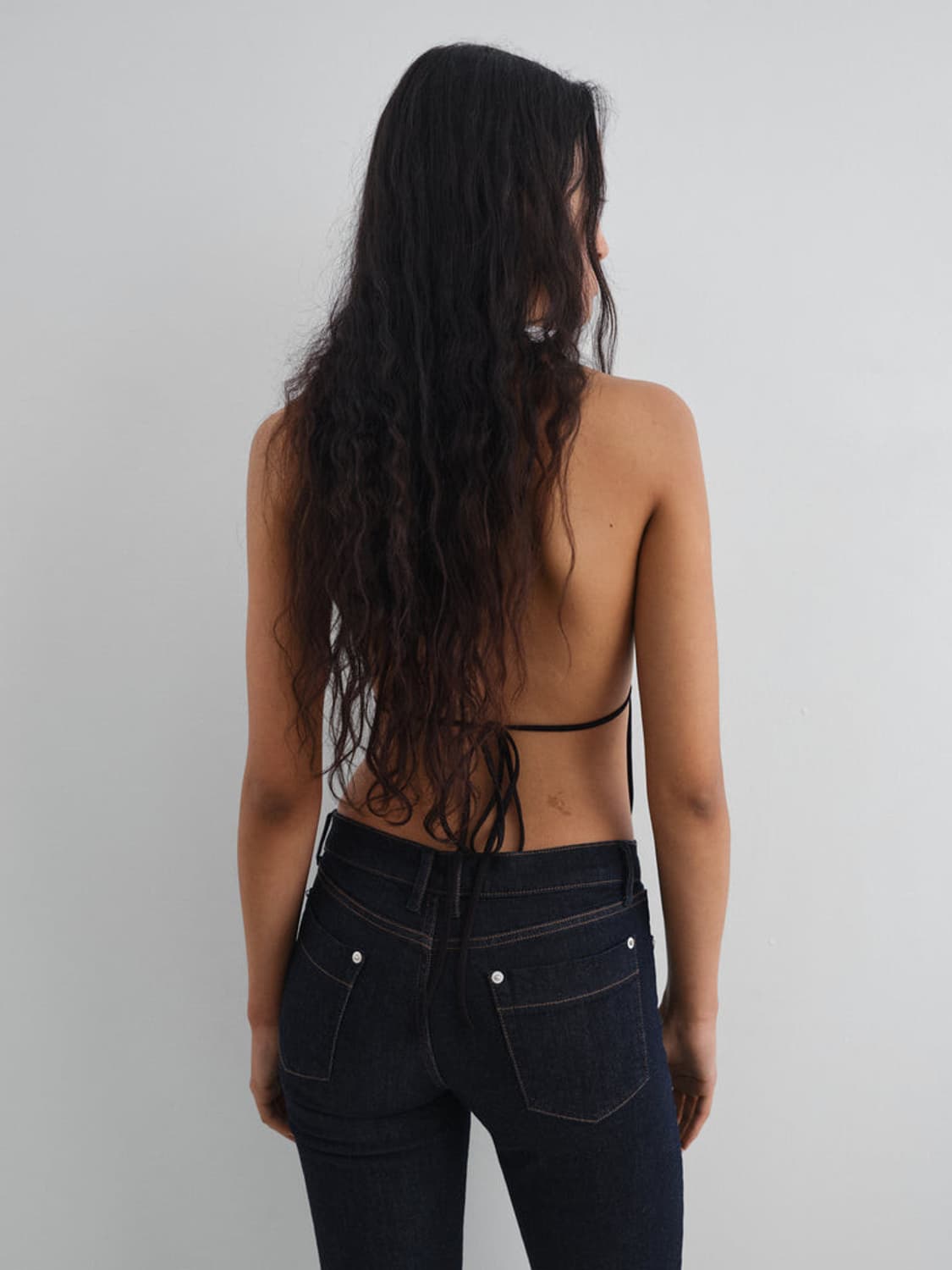 [S]기마구아스 Mia 버클 홀터넥 탑/블랙 상품이미지4