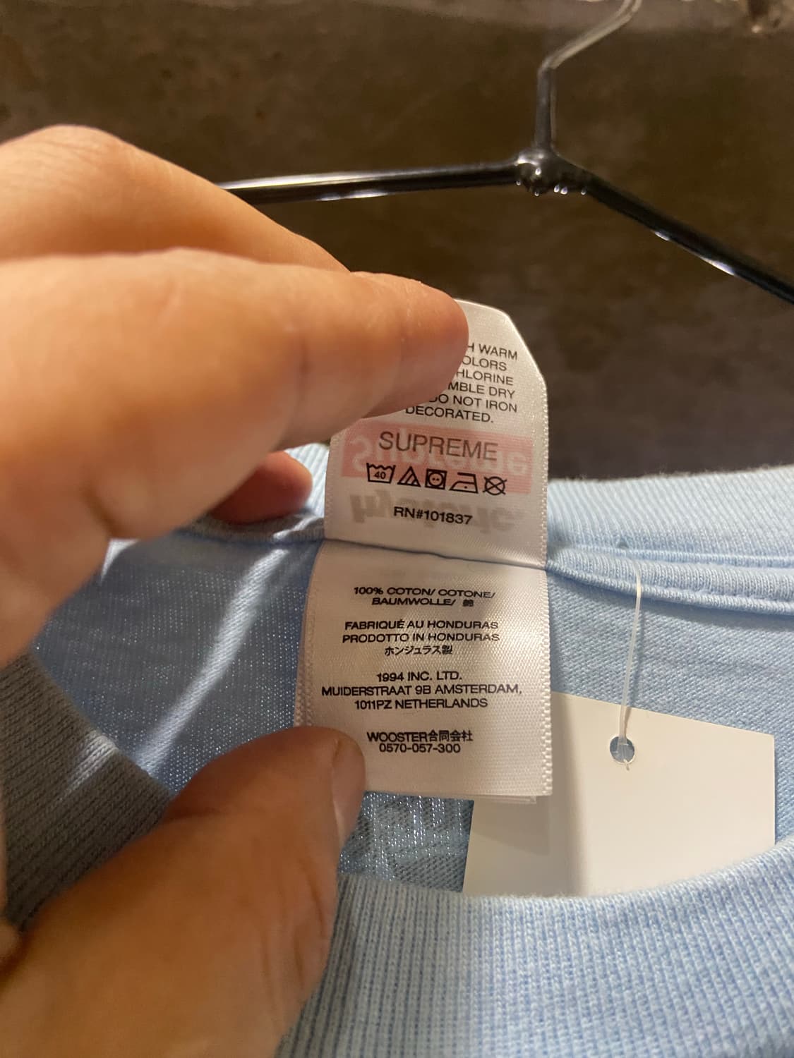 Supreme x Hysteric Glamour Fuck T-Shirt 상품이미지4