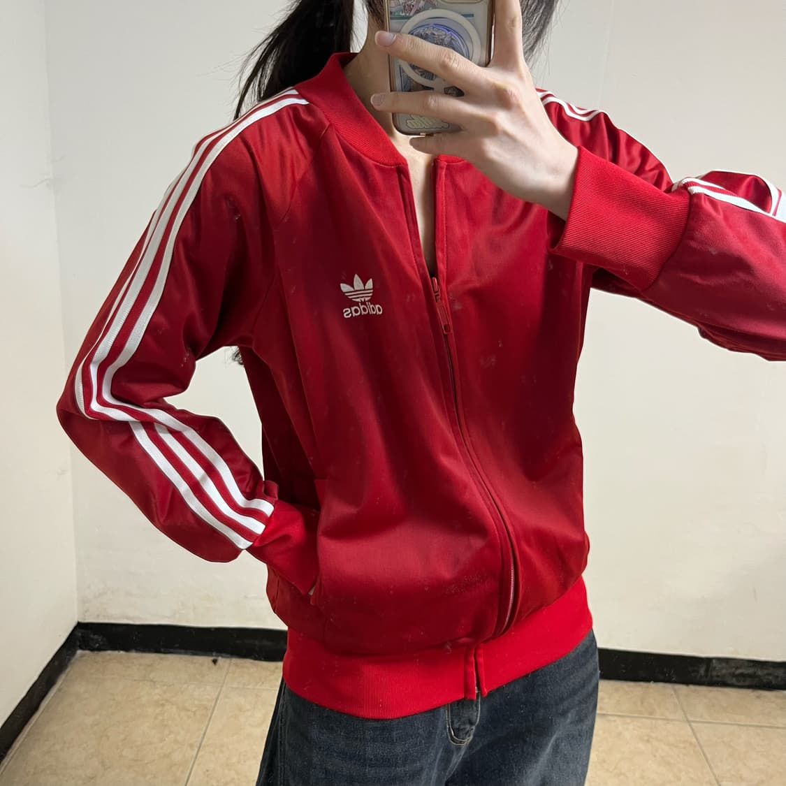 Adidas red superstar jersey 상품이미지3
