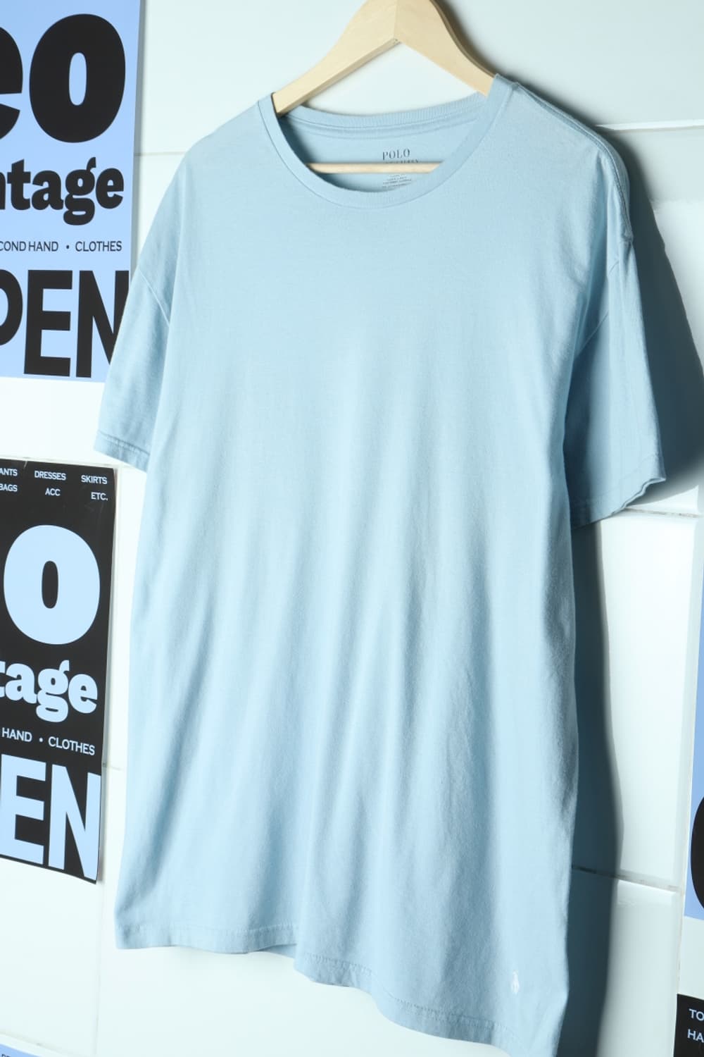 (XL-2XL) 폴로 랄프로렌 반팔 티셔츠 연하늘 아메카지-H31854 상품이미지1