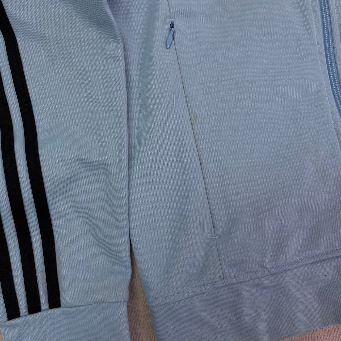 95 아디다스 독일 스카이블루 트랙탑 져지 상품이미지4