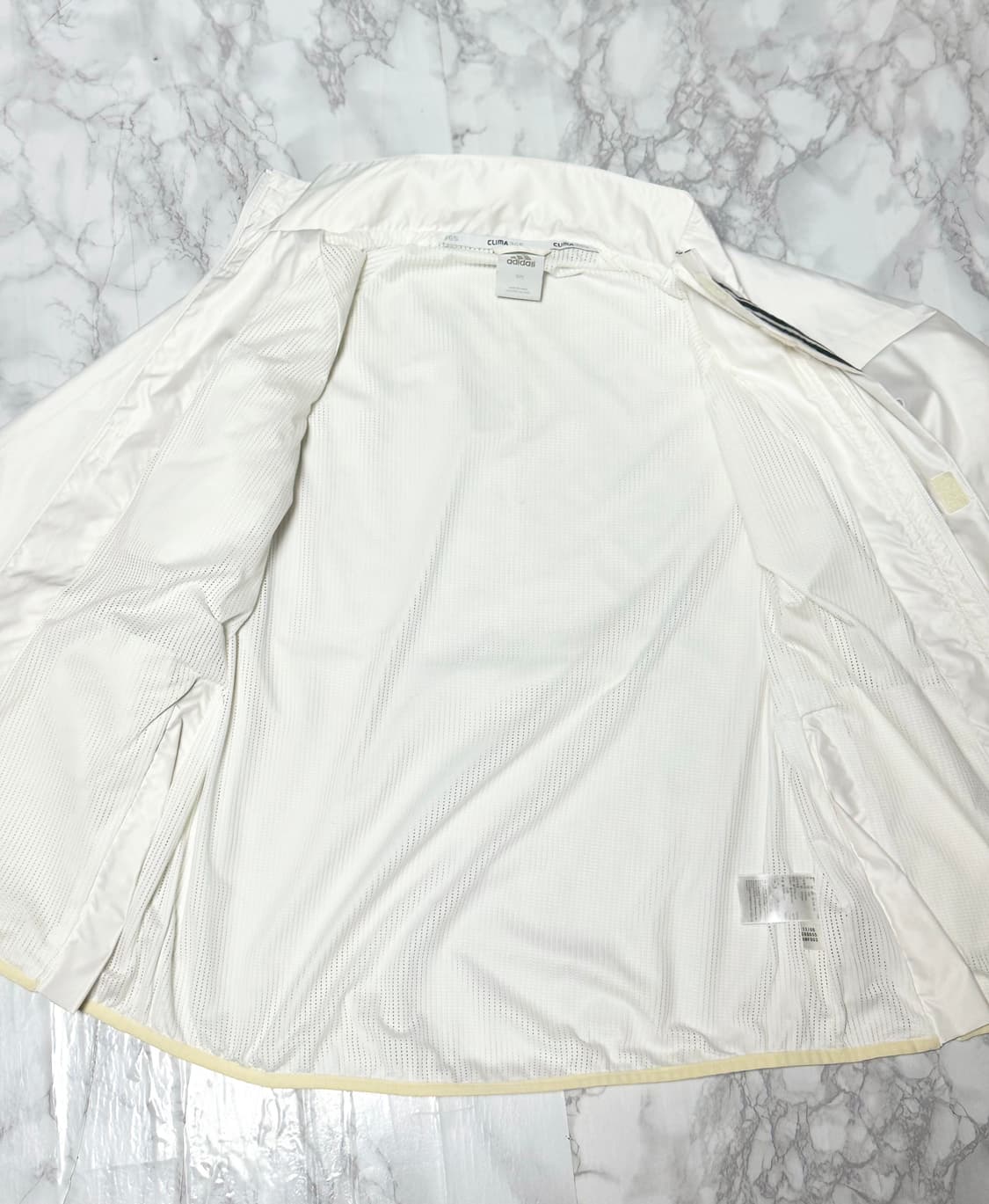 아디다스 빅로고 화이트 올드스쿨 바람막이 자켓 상품이미지5