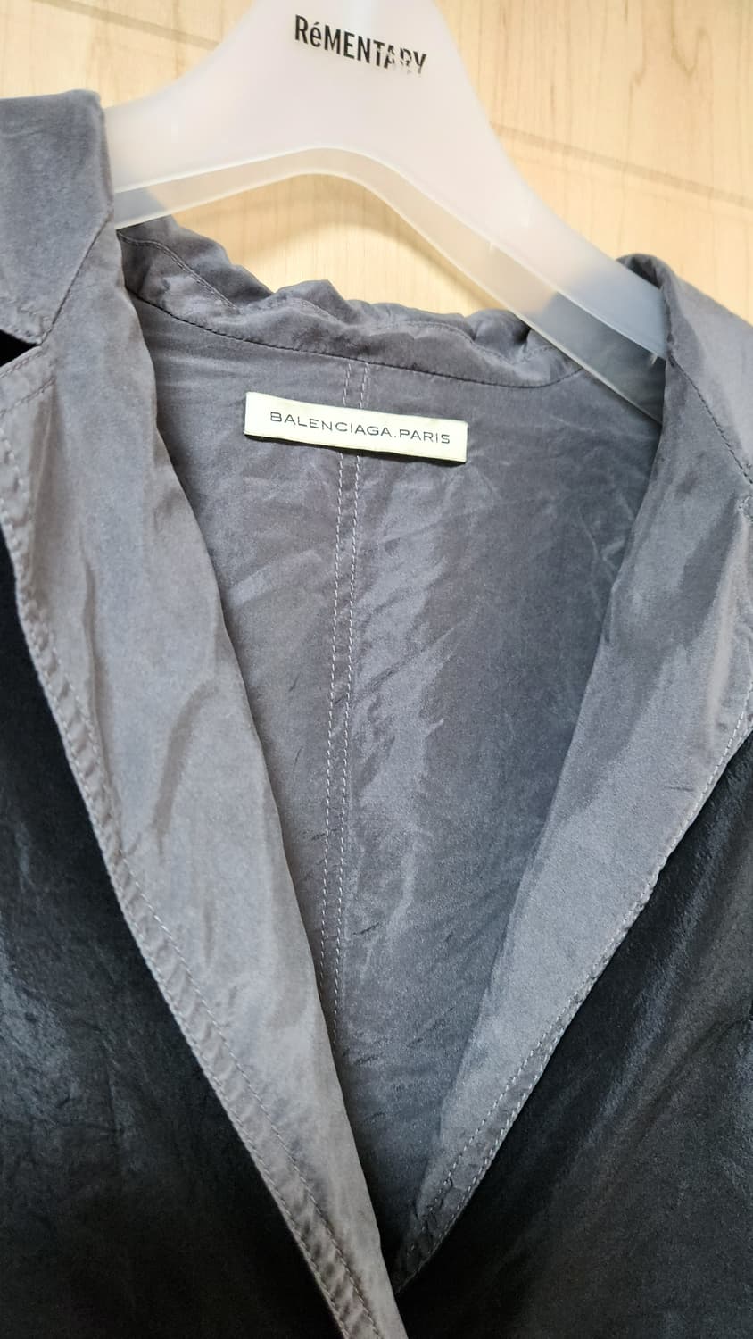 발렌시아가 여성 블랙 투톤 실크 자켓 38 66사이즈 상품이미지2