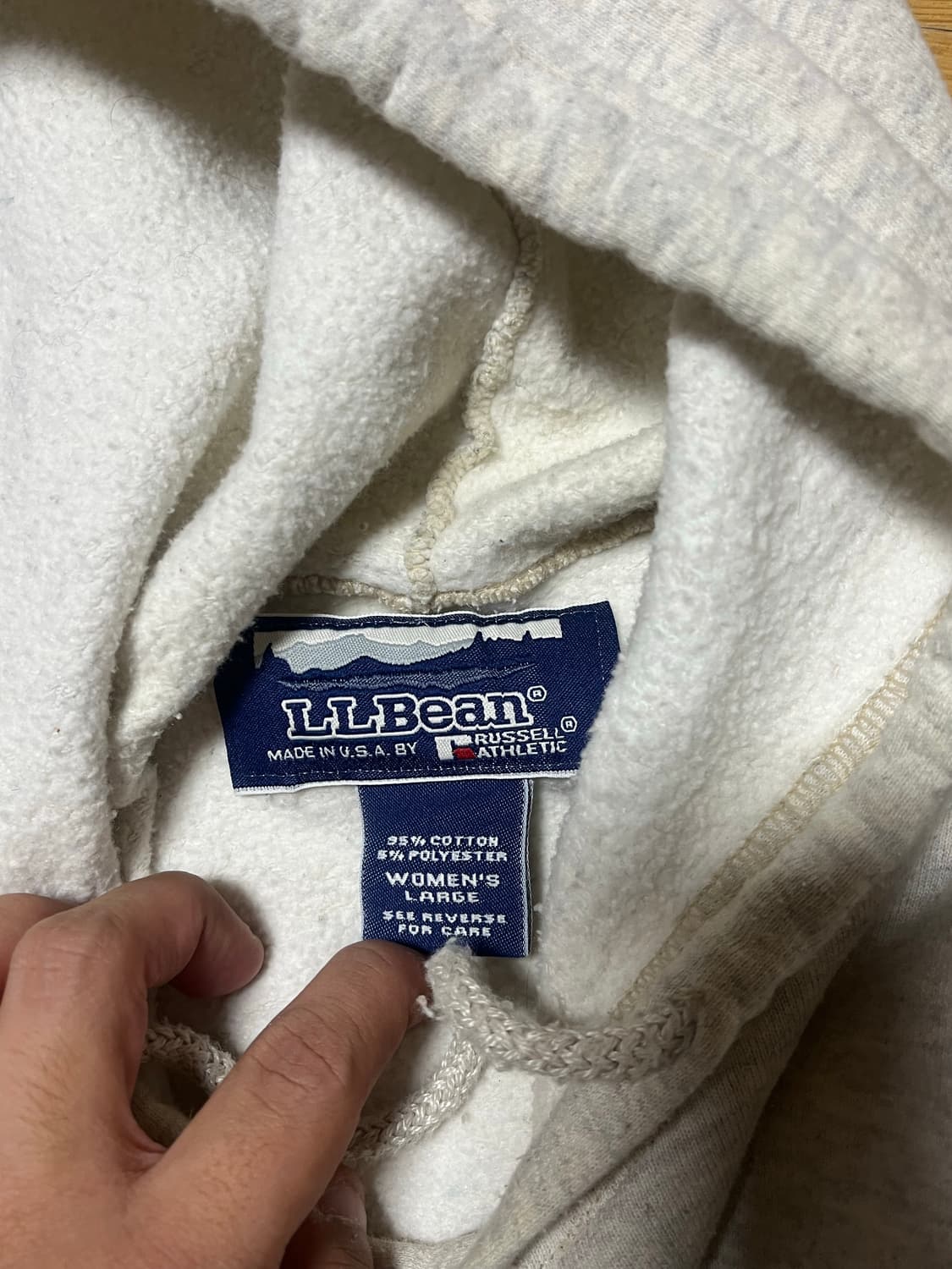 80s 엘엘빈 x 러셀 후드티 상품이미지4