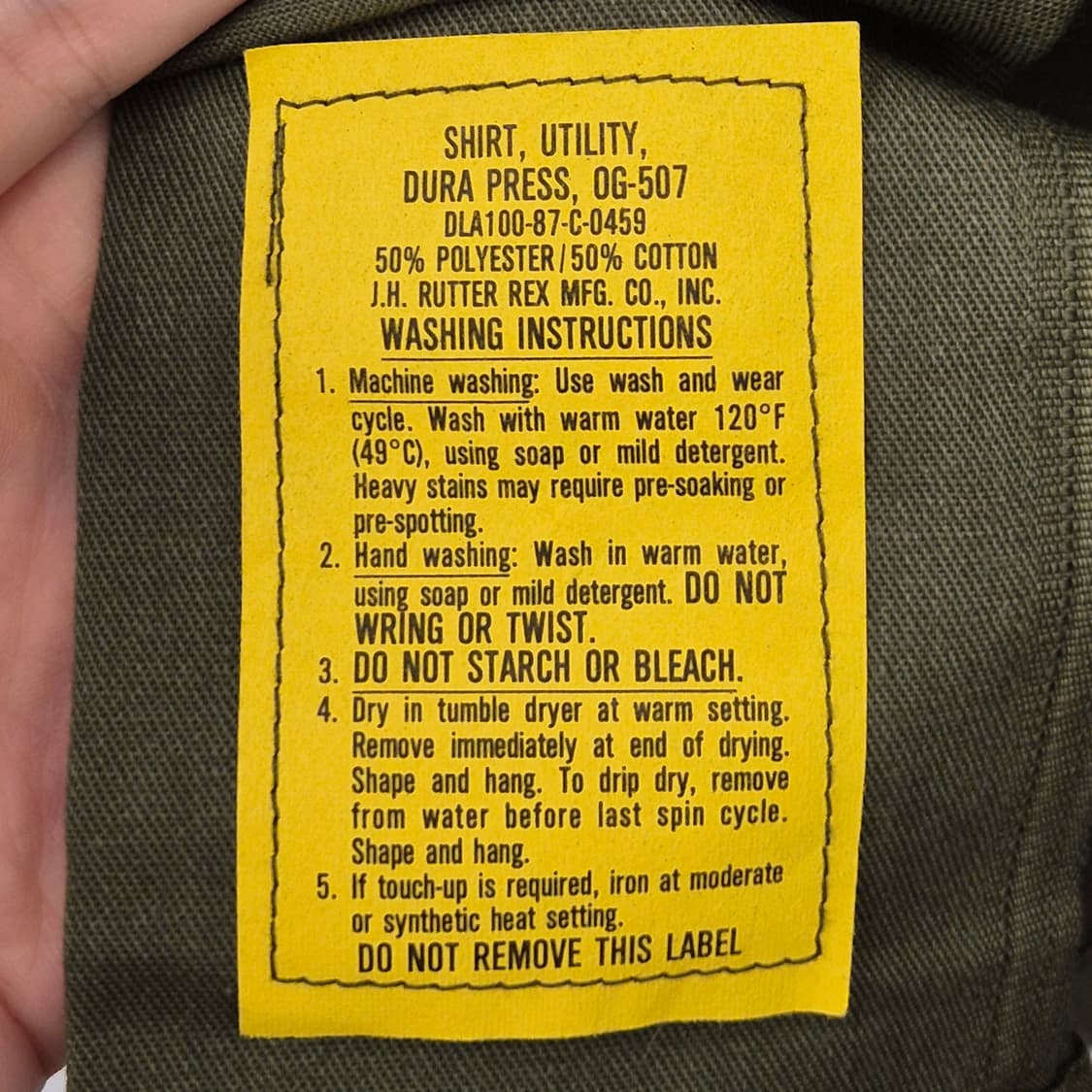 미군 오리지널 OG-507 유틸리티 셔츠 상품이미지6