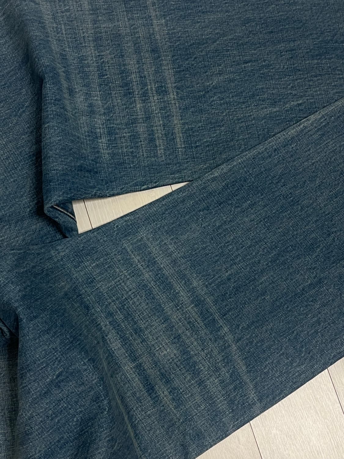 아웃스탠딩 30S CINCH BACK SELVEDGE WIDE PANTS 상품이미지4