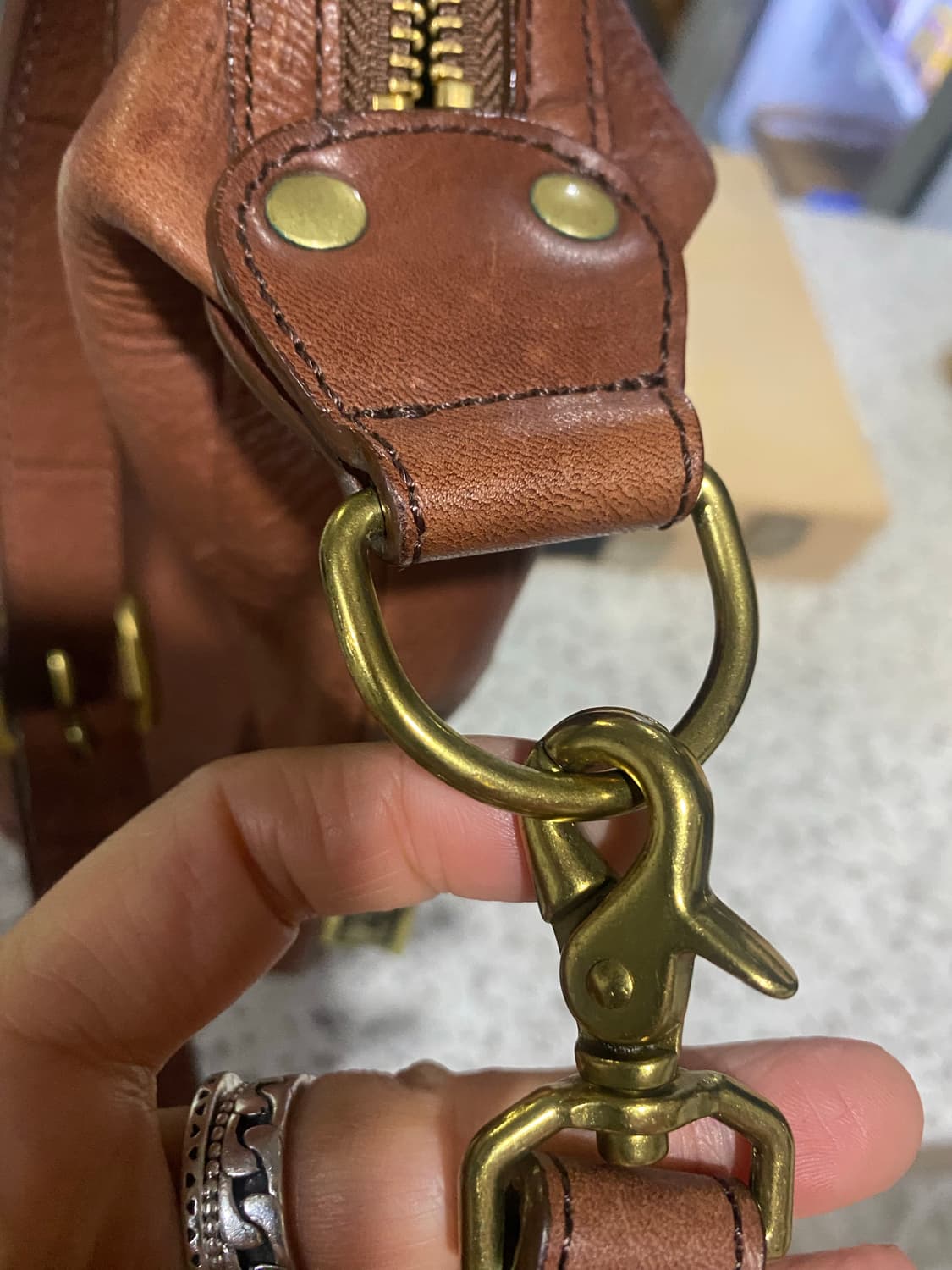 리얼가죽 빅백 상품이미지8