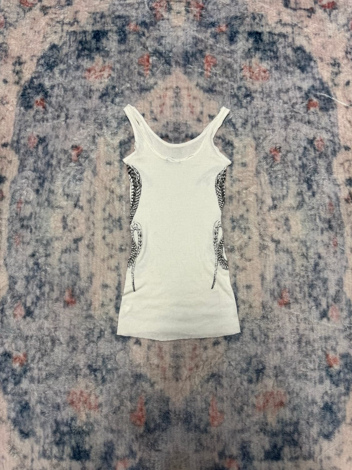 Sly twin snake ribbed sleeveless 상품이미지6