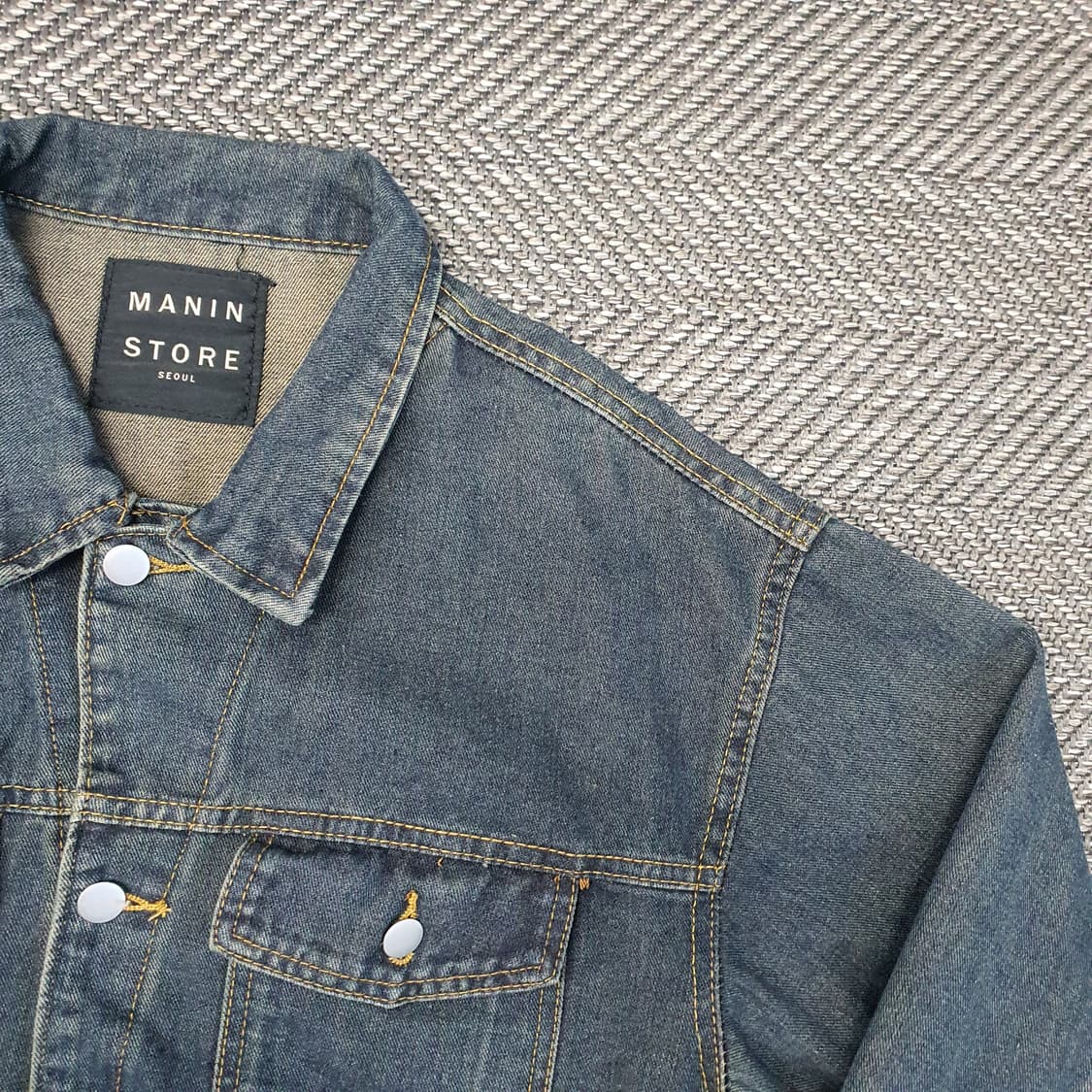 간절기 데님 청자켓 남자105 상품이미지3